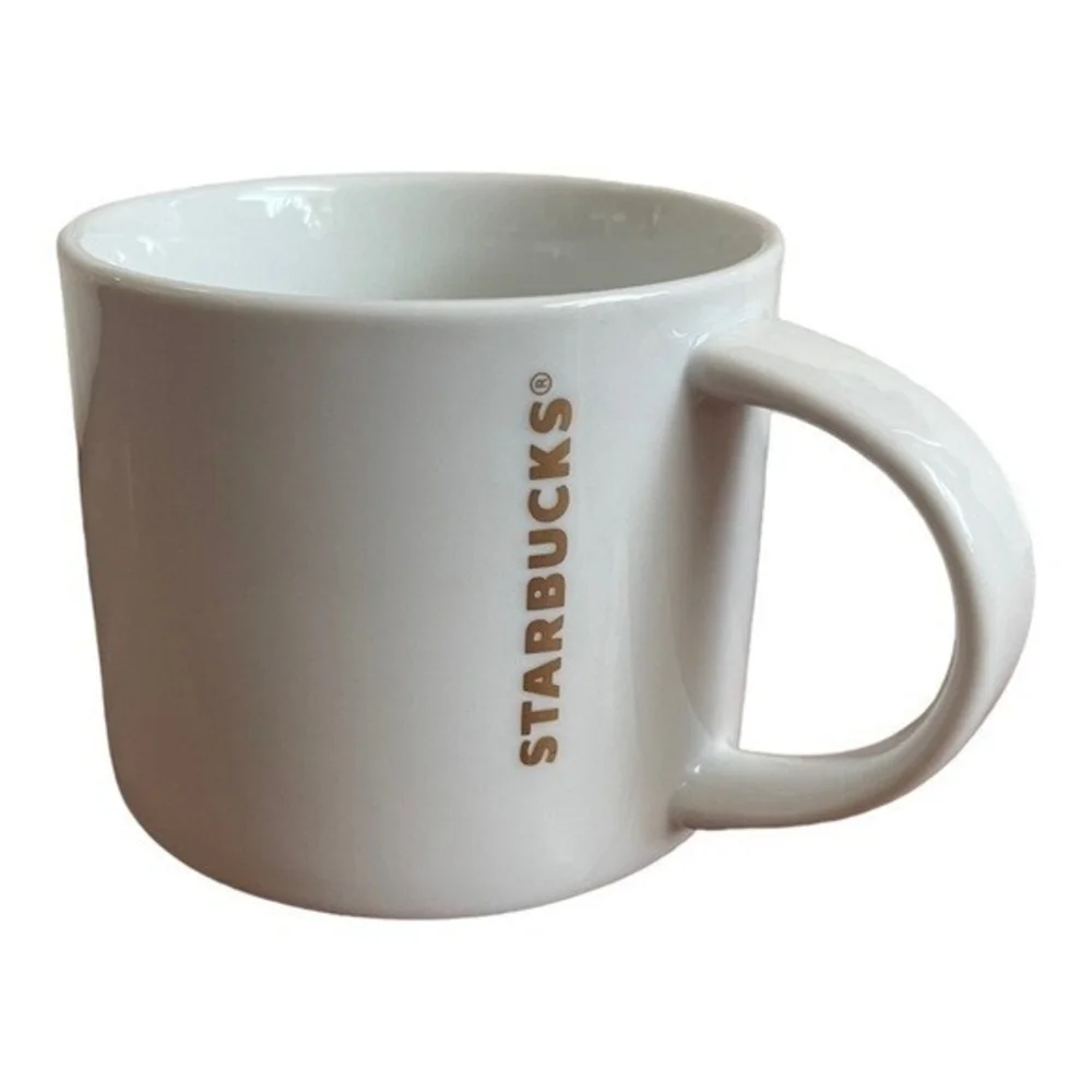 Starbucks 2012 Christmas Mug White Red Stripe 16oz Ceramic Coffee Cup New